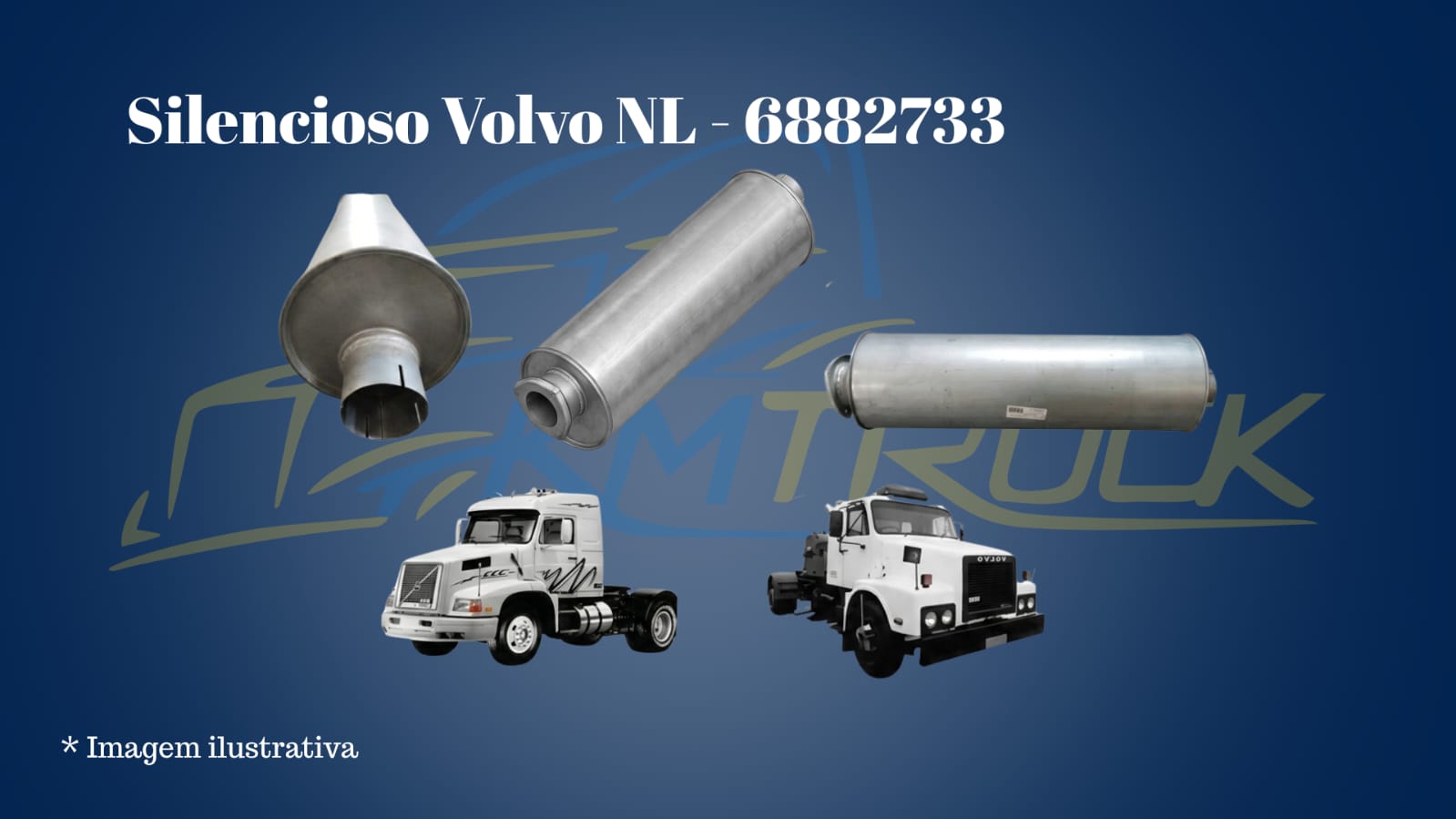 Silencioso Volvo NL 6882733
